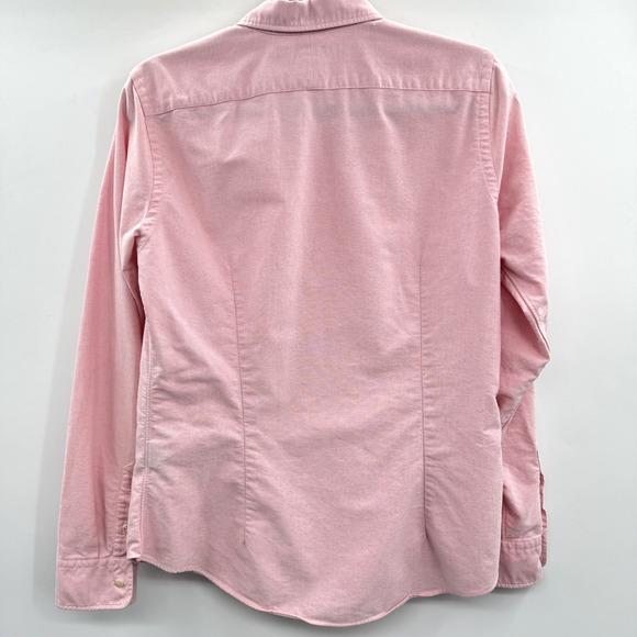 Ralph Lauren Sport Womens Slim Fit Oxford Button Down Shirt Size 14 Pink Preppy - Picture 2 of 9